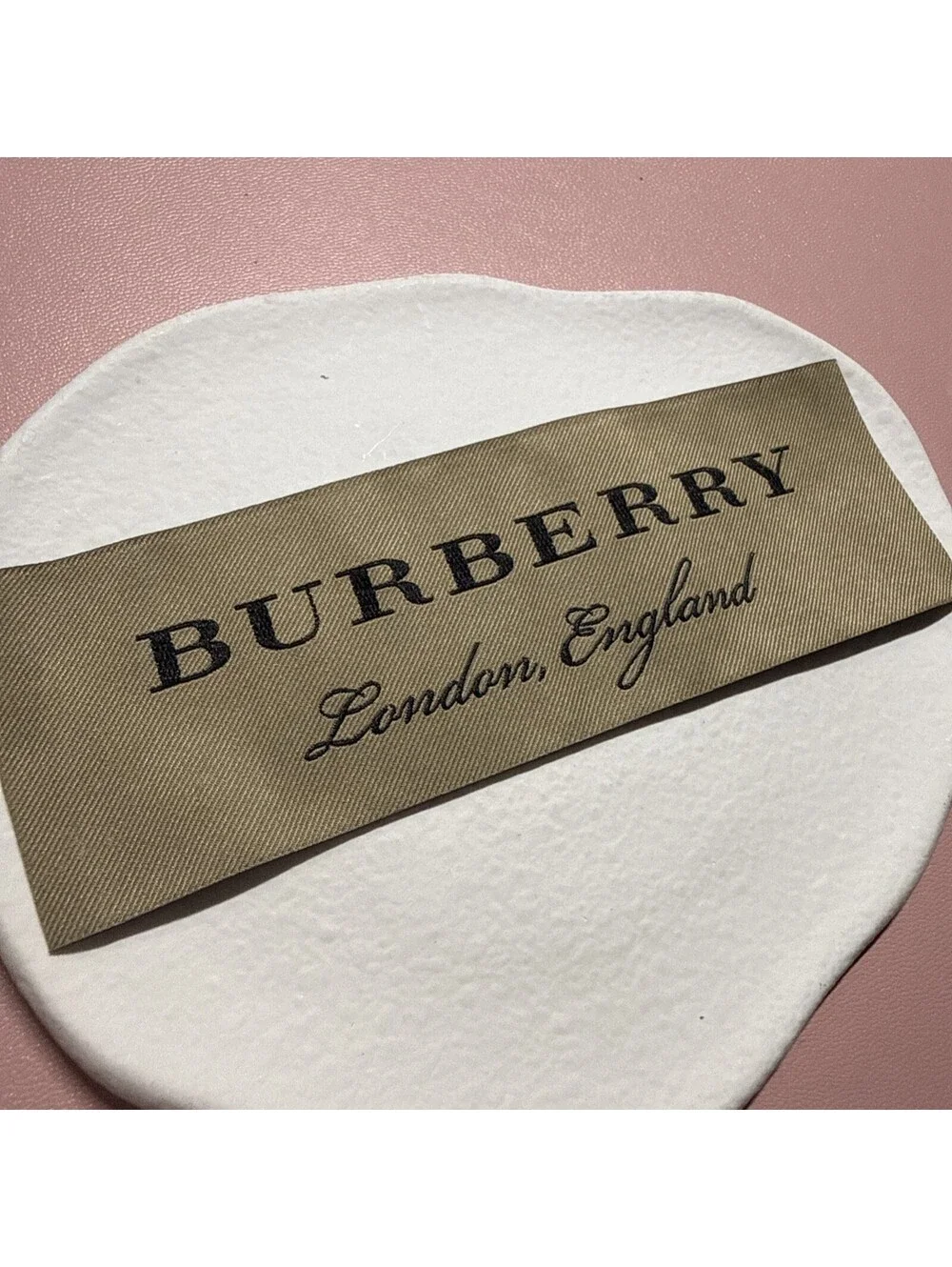 BURBERRY 1 Designer Tag LABEL Replacement Sewing Accessories 12 x 4 cm